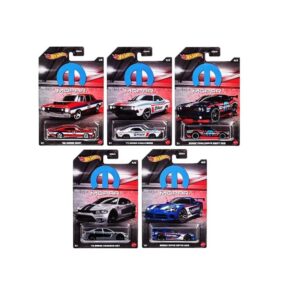 Hot Wheels - Série Dodge Mopar 2023 Pack 5 Carros